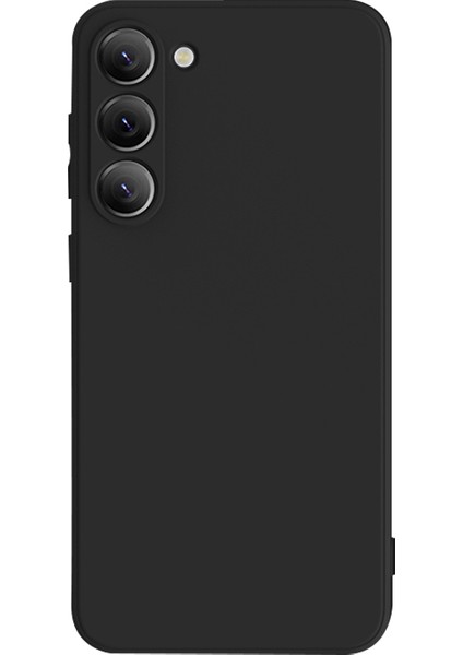Samsung Galaxy S23+ Sıvı Silikon Doku Telefon Kapağı Yumuşak Tpu Koruyucu Kılıf Black Için X-Level (Yurt Dışından)