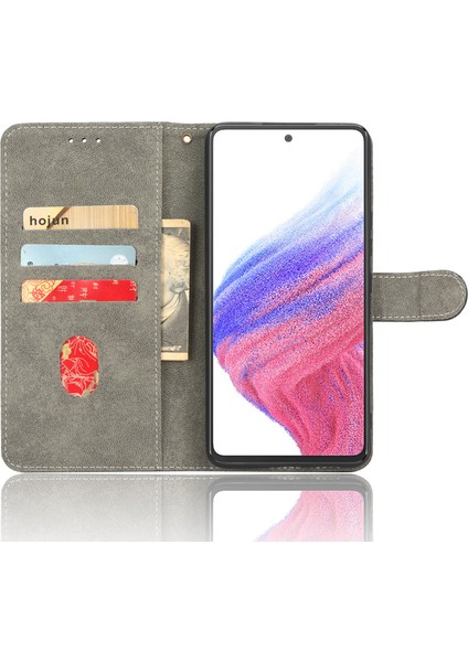 Samsung Galaxy A73 Için 5g Rfıd Engelleme Deri Anti Drop Anti-Drop Telefon Kılıfı Flip Stand Cüzdan Kapağı El Strap-Purple (Yurt Dışından) fiyatları