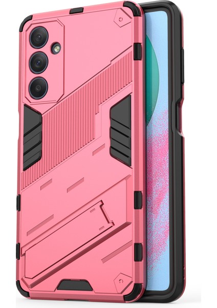 Samsung Galaxy M54 5G/F54 5g Şok Geçirmez Arka Kapak Sert Pc+Kickstand-Rose ile Esnek Tpu Kılıf (Yurt Dışından)