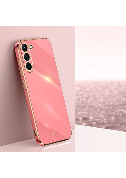 Samsung Galaxy S23+IÇIN Xinli Telefon Kılıfı, Elektrokaplama Altın Kenar Anti-Fall Tpu Koruyucu Arka Kapak Kırmızı (Yurt Dışından) fiyatları