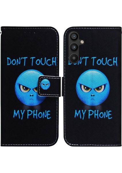 Samsung Galaxy A34 Için 5g Desen Baskı Telefon Kılıfı Cüzdan Stand Pu Deri Flip Cover-Don-Don-Donming Telefonuma (Yurt Dışından)