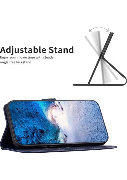 Samsung Galaxy A23 5g (Global VERSIYON)/A23 4G/M23 5G/F23 5G/M13 4g Cüzdan Stand Telefon Kapak Mavisi (Yurt Dışından)