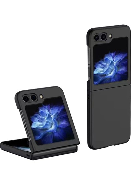 Samsung Galaxy Z Flip5 5g Slim Sert Pc Telefon Kılıfı Ka Şok Geçirmez Kapak Black (Yurt Dışından)