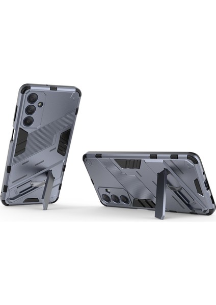 Samsung Galaxy M54 5G/F54 Için 5g Şok Geçirmez Arka Kapak Sert Pc+Kickstand-Dark Mavi ile Esnek Tpu Telefon Kılıfı (Yurt Dışından) fiyatları