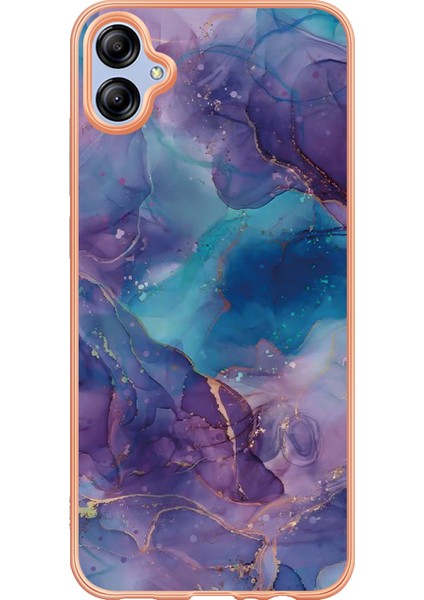 Samsung Galaxy A04E Için 4G/F04 4G/M04 4g Mermer Desen Tpu Imd Telefon Kılıfı 2.0mm Elektroplüz (Yurt Dışından) fiyatları
