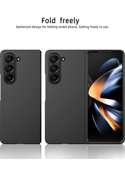 Samsung Galaxy Z Fold5 5g Ince Pc Telefon Kılıfı Ka Kazanmış Anti-Çizelge Şok Geçirmez Kapak Mavisi (Yurt Dışından)