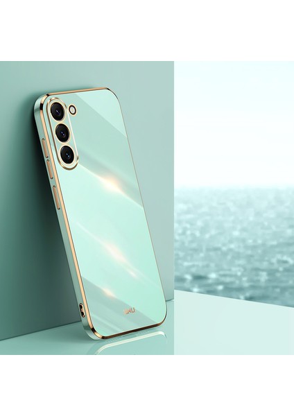 Samsung Galaxy S23+IÇIN Xinli Telefon Kılıfı, Elektrokaplama Altın Kenar Anti-Fall Tpu Koruyucu Arka Kapak-Cover-Chyan (Yurt Dışından) fiyatları