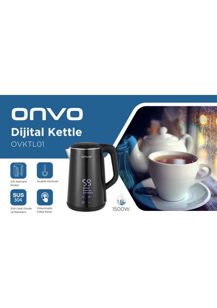 OVKTL01 Dıgıtal Kettle OVKTL01