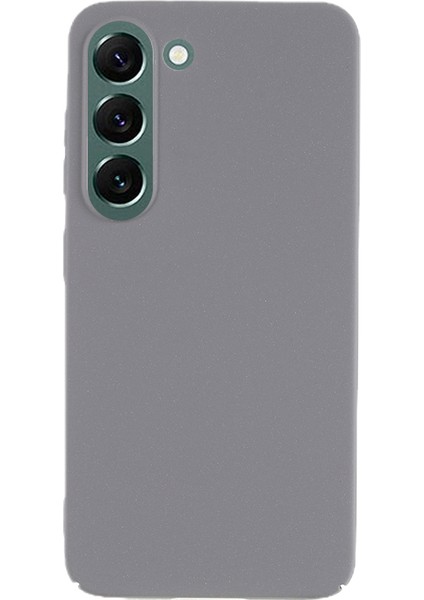 Samsung Galaxy S22+ 5g Telefon Kılıfı Mat Doku Kıç Çizelge Anti-Sırt Pc Telefon Kapağı Shell-Grey (Yurt Dışından)