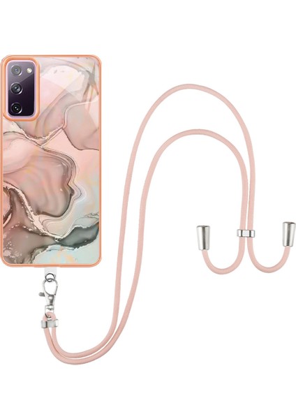 Samsung Galaxy S20 Fe/fe 5g/fe 2022/S20 Lite Imd Kasa Elektrolatma Kurulu 2.0mm Tpu Tpu Telefon Kapağı Kirk-Pink ile (Yurt Dışından)