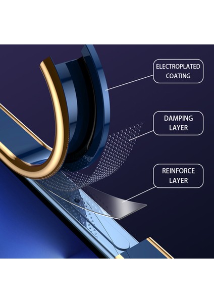 Samsung Galaxy S23 Için+ Elektrokaplanmış Şeffaf Tpu Şok Geçirmez Kasa Anti-Çizik Koruyucu Kapak-Siyah (Yurt Dışından)