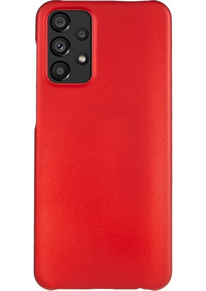 Samsung Galaxy A23 5g (Global VERSIYON)/A23 4g Parlak Telefon Kılıfı Sabit Plastik Ka Telefon Koruyucu Cep Telefonu Kapak-Kırmızı (Yurt Dışından)