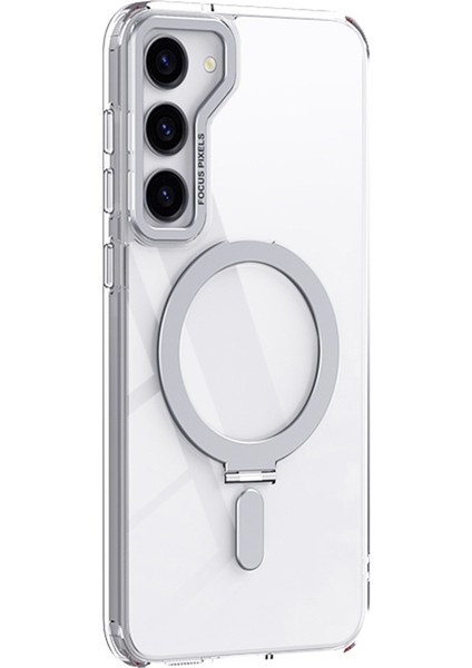 Samsung Galaxy S23 Için Ring Kickstand Manyetik Telefon Kasası Tpu+Akrilik Mat Telefon Kapak Şömine (Yurt Dışından) fiyatları