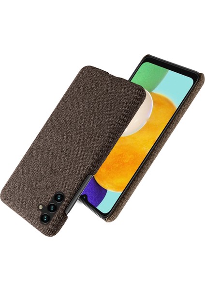 Samsung Galaxy A34 5g Için Düz Renkli Kumaş Doku Telefon Arka Kapak, Sert Pc+Koruyucu Telefon Koruyucu Brown (Yurt Dışından) fiyatları