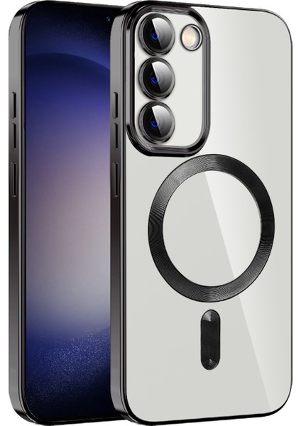 Samsung Galaxy S23+ Magsafe Tpu+ Pc Şok Geçirmez Telefon Kapak-Siyah (Yurt Dışından)