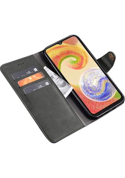 Samsung Galaxy A34 5g Için Idewei Koruyucu Telefon Kılıfı, Flip Deri Cüzdan Stand Cep Telefonu Kapak Black (Yurt Dışından)