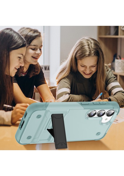 Samsung Galaxy S23, Kickstand Pc+Tpu Koruyucu Cep Telefonu Vaka Işığı Yeşil/yeşil (Yurt Dışından) fiyatları