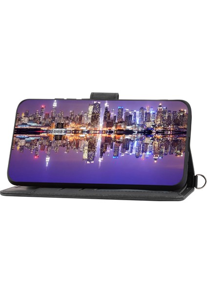 Samsung Galaxy Için M54 5G/F54 5g Cüzdan Telefon Kılıfı Çiçek Strap-Black ile Baskılı Cilt Touch Deri Kapak (Yurt Dışından) fiyatları