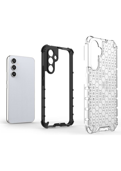 Samsung Galaxy A54 5g Petek Dokusu Tpu+Pc Telefon Kılıfı Şok Geçirmez Arka Kapak Kırmızısı (Yurt Dışından)