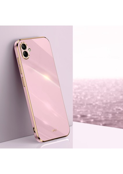 Samsung Galaxy A04 4g (164.4 x 76.3 x 9.1 Mm) Için Xinli Elektrapan Telefon Kılıfı, Ince Yumuşak Tpu Şok Geçirmez Telefon Kapak-Mor (Yurt Dışından)