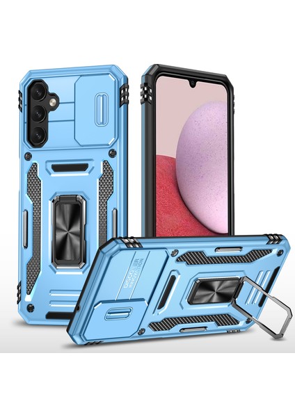 Samsung Galaxy A34 5g Kickstand Telefon Kapağı Slayt Kamera Koruyucu Sky Mavi (Yurt Dışından)