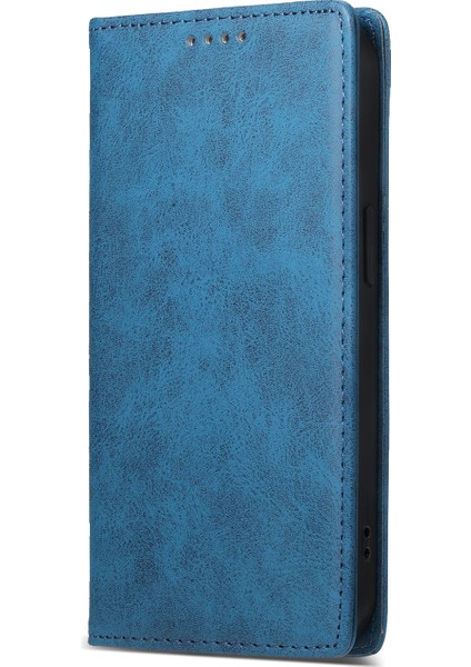 Df-05 Samsung Galaxy A73 5g Pu Deri Rfıd Engelleme Kılıf Cüzdan Standı Iş Telefonu Kapak Blue (Yurt Dışından) fiyatları