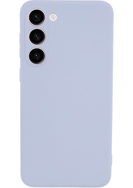 Samsung Galaxy S23 Için+ Ka Anti-Slip Telefon Kılıfı Yumuşak Tpu Fiber Astar Telefon Kapak Light Mor (Yurt Dışından)