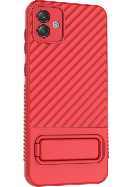 Samsung Galaxy A04 4g (164.4 x 76.3 x 9.1 Mm) Için Tpu Kapak Kickstand Cilt Touch Hissed Hisset Telefon Kedisi (Yurt Dışından)