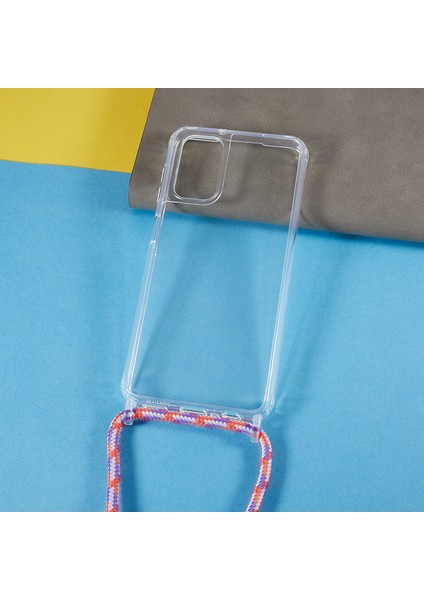 Samsung Galaxy A04S 4g Için (164.7 x 76.7 x 9.1 mm Telefon Kılıfı Açık Akrilik+Tpu Tampon Koruyucu Kapak, Kordon-Multi-Renkli (Yurt Dışından) fiyatları