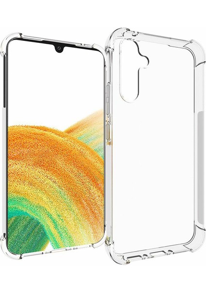 Samsung Galaxy A34 5g Anti-Dökme Kalınlaştırılmış Köşe Açık Yumuşak Tpu Telefon Kılıfı Slip Cep Telefonu Arka Kapak Kabuğu (Yurt Dışından)
