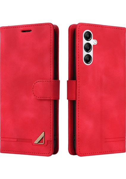 007 Samsung Galaxy A54 5g Deri Cüzdan Kapağı Cilt Dokunma Flip Stand Telefon Korusu (Yurt Dışından)