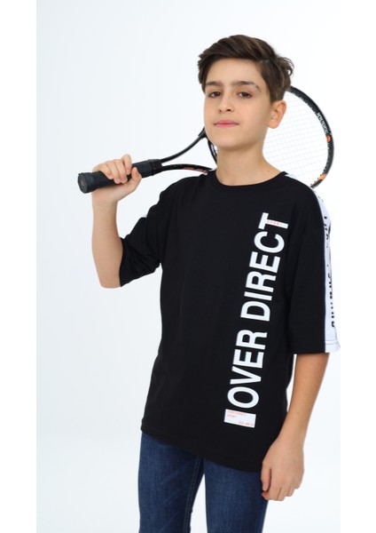 Erkek Çocuk Kol Şerit Garnili T-Shirt 9-14 Yaş LX7063 fiyatları