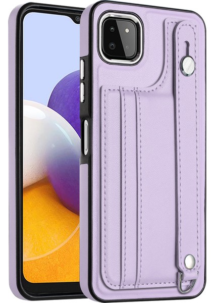 A22 5g (Ab Versiyonu) Kickstand Case Card Tutucu Tpu Telefon Kapak Morası (Yurt Dışından)
