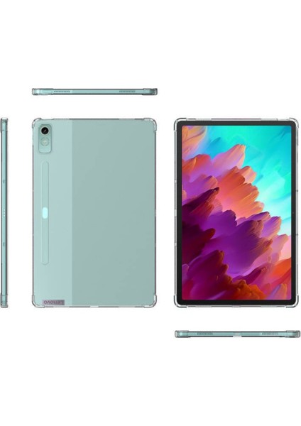 Lenovo Tab P12 ile Uyumlu Köşe Dolgulu Nitro Anti Shock Tablet Kılıfı Kapak