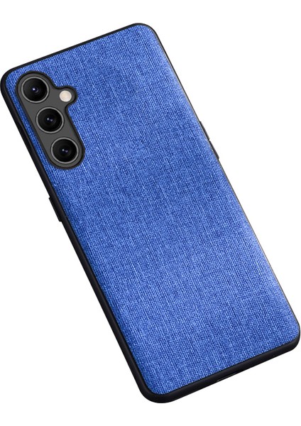 Samsung Galaxy A14 5g Tpu Kumaş Doku Anti-Fall Cep Telefonu Vaka Mavisi Için Ince Telefon Kapağı (Yurt Dışından)