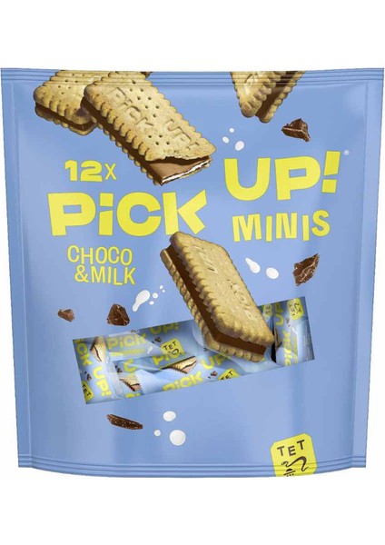 Bahlsen Leibniz Pick Up Choco & Milch Minis Sütlü Bisküvi 127 gr