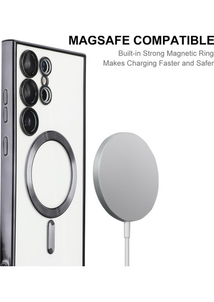Samsung Galaxy S22 Ultra 5g Manyetik Tpu Için Enkay Hat Prensi Magsafe-Baby Mavi ile Uyumlu Elektrokaplama Kenar Kamera Koruma Kapağı (Yurt Dışından) fiyatları
