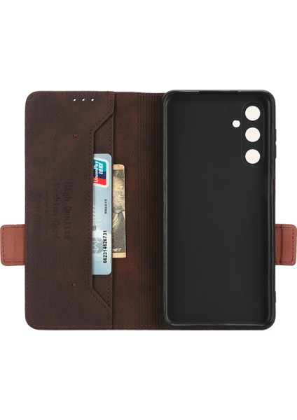 Samsung Galaxy Için M54 5G/F54 5g Cüzdan Telefon Kılıfı Donanım Dekoru Pu Deri Kapak Stand-Coffee (Yurt Dışından) fiyatları