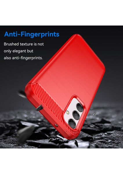 Samsung Galaxy M14 Için 5g Karbon Fiber Doku Şok Geçirmez Fırçalanmış Tpu Telefon Kasası Cep Telefonu Kapak-Kırmızı (Yurt Dışından) fiyatları