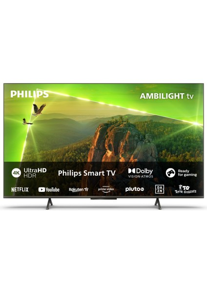 50PUS8118 50" 127 Ekran Uydu Alıcılı 4K Ultra HD Smart LED TV