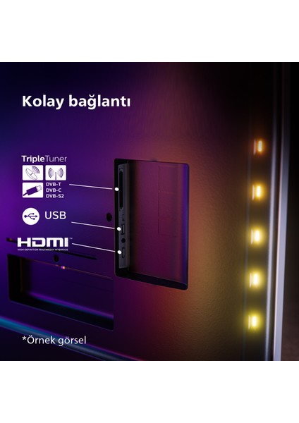 50PUS8118 50" 127 Ekran Uydu Alıcılı 4K Ultra HD Smart LED TV