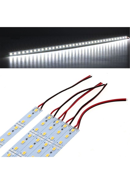 12 Volt Çubuk Bar LED Alüminyum 5630 Smd 72 LED 1 Metre 10 Adet