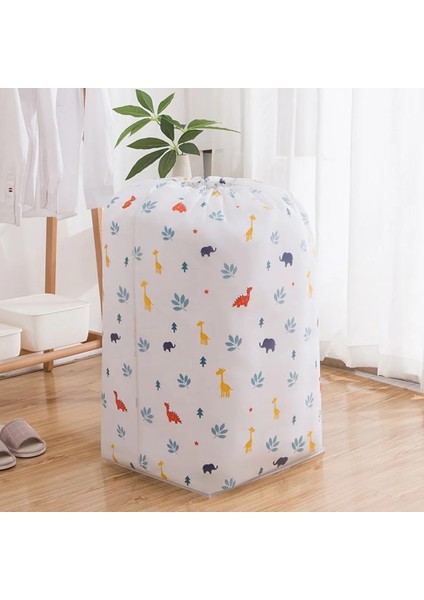 E Stili Katlanabilir Saklama Çantası Giysi Battaniye Yorgan Dolap Kazak Organizatör Kutusu Kılıfı Ev Neme Dayanıklı Seyahat Bagaj Organizatör Çantası (Yurt Dışından)