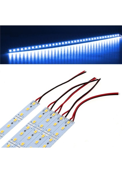 12 Volt Çubuk Bar LED Alüminyum 5630 Smd 72 LED 1 Metre 10 Adet