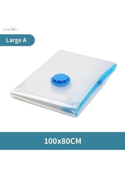 100X80CM Tarzı Vanzlife Ev Depolama Vakum Torbası Şeffaf Kenar Organizatör Katlanabilir Giysi Organizatör Sıkıştırılmış Mühür Seyahat Çantası Tasarruf Paketi (Yurt Dışından) fiyatları