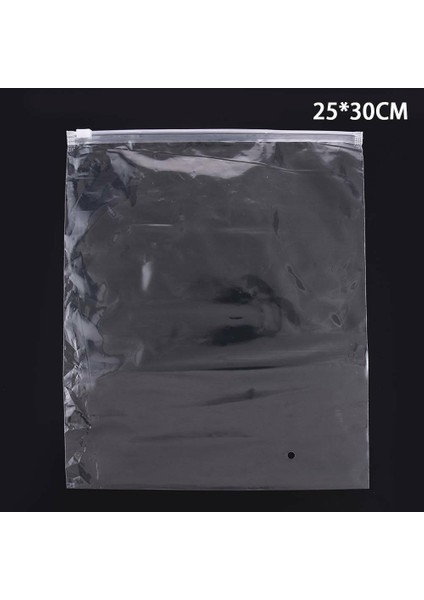 25X30CM Tarzı Açılıp Kapanabilir Plastik Kilitli Poşetler Şeffaf Poli Kilitli Poşet Gıda Saklama Tekrar Kapatılabilir Vakumlu Taze Organize Poşet Ambalaj Poşeti (Yurt Dışından)
