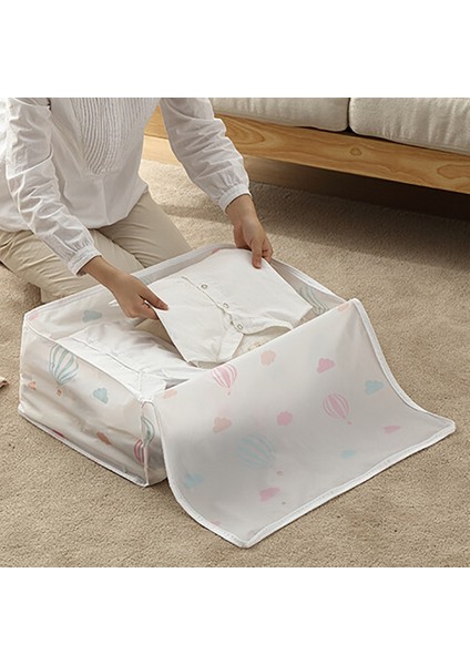 B Tarzı Katlanabilir Saklama Çantası Giysi Battaniye Yorgan Organizatör Saklama Poşetleri Bulut Şeffaf Seyahat Bagaj Organizatör Kutusu Torbalar 20 #28 (Yurt Dışından) fırsatları