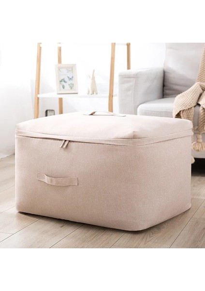 Mavi Stil M-Yaklaşık 56X32X24CM Yorgan Battaniye Fermuar Saklama Çantası Giyim Için Taşınabilir Kutu Katı Klozet Dolap Organizatör Büyük Saklama Çantası Çeşitli Eşyalar Organizatör (Yurt Dışından) modelleri