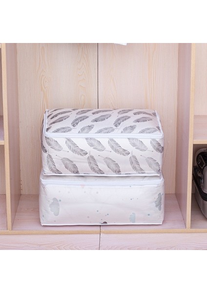 Koyu Haki Stili Katlanabilir Yorgan Saklama Çantası Ev Giysileri Yorgan Yastık Battaniye Saklama Çantası Dolap Organizatör Seyahat Bagaj Organizatör Çanta Konteyner (Yurt Dışından) modelleri