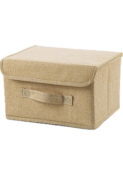 Bej Tarzı L Beden Katlanabilir Giyim Iç Çamaşırı Çorap Saklama Kutusu Konteyner Ev Dolap Düzenleyici (Yurt Dışından)